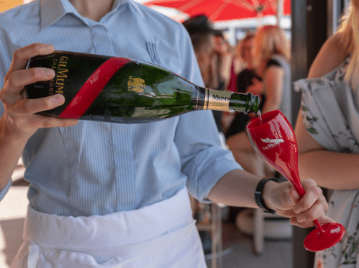 Mumm Grand Cordon Brut + Rose + Flutes - Image 3